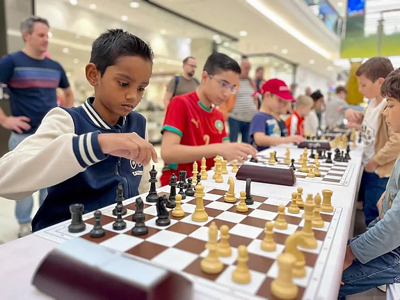 Schach im Aquis Plaza